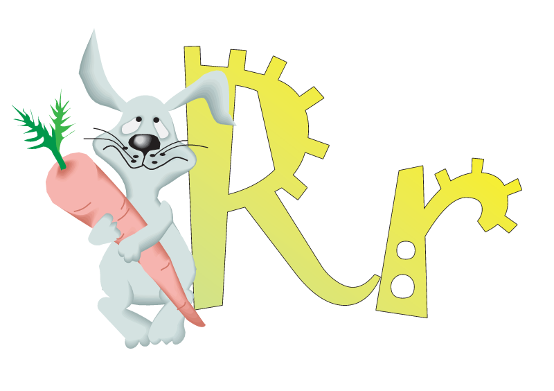 English Alphabet, letter R