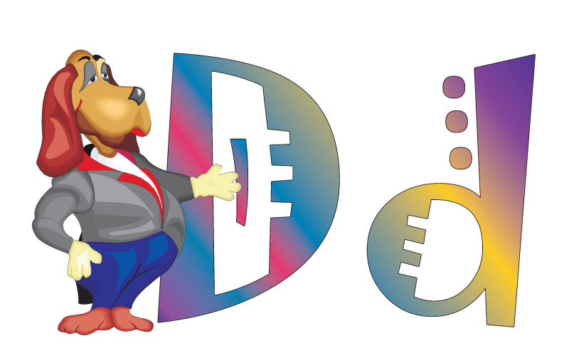 English Alphabet, letter D