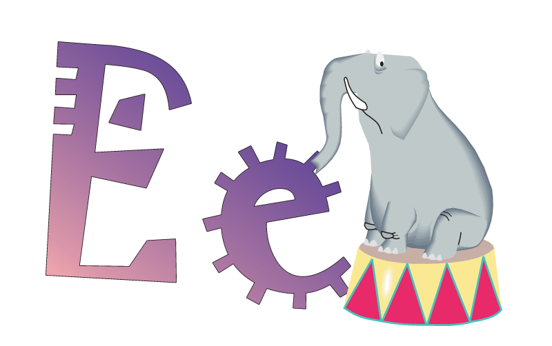 English Alphabet, letter E